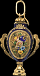 Perfume Bottle with Complex Multi-Color Enameling