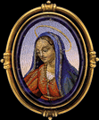 Micro Mosaic Madonna Mid Victorian 1860s