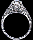 Platinum Art Deco Ring